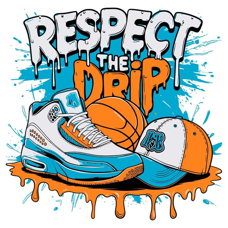 Streetwear t-shirt (respect the drip)